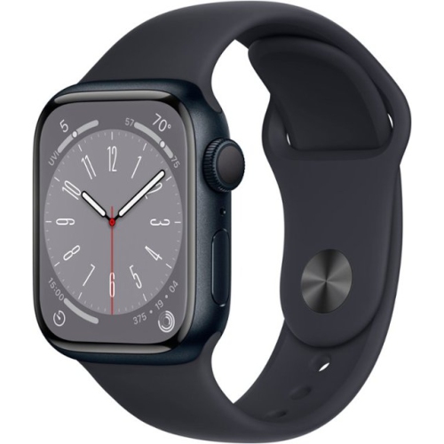 APPLE  Watch Series 8 (Gps) 41MM Midnight Aluminum Case With Midnight Sport Band M/l - New In Multicolor [This review was collected as part of a promotion