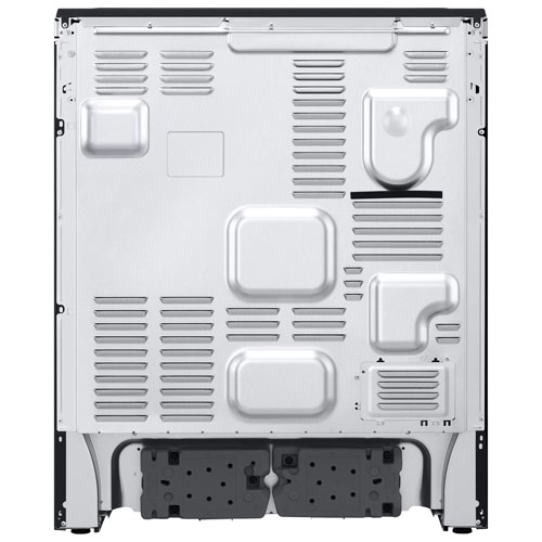 Cuisinière à induction encastrable à 5 éléments avec convection véritable et friture à l'air 6,3 pi³ 30 po de LG - Inox