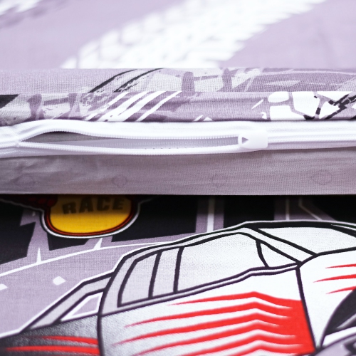 SUSSEXHOME Mud In White Duvet Cover Set, Twin Size Duvet Cover, 1 Duvet Cover, 1 Fitted Sheet and 2 Pillowcases, Iron Safe, Hypoallergenic,