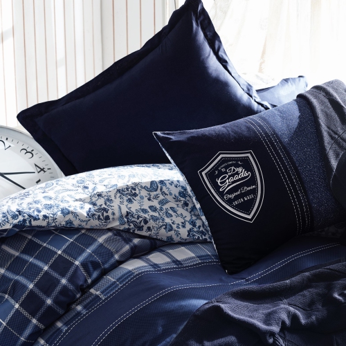 SUSSEXHOME Navy Ships Duvet Cover Set Dark Blue, Full Size Duvet Cover, 1 Duvet Cover, 1 Fitted Sheet and 2 Pillowcases, Iron Safe, Hypoallergenic,