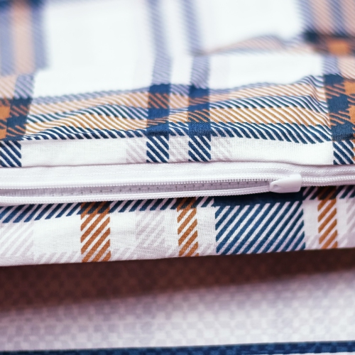 SUSSEXHOME Midnight Eagle Duvet Cover Set Brown, Full Size Duvet Cover, 1 Duvet Cover, 1 Fitted Sheet and 2 Pillowcases, Iron Safe, Hypoallergenic,