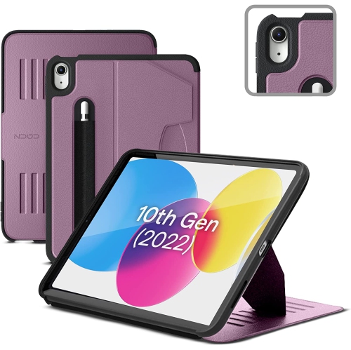 Zugu Case for iPad 10.9in 11th Gen 2025, 10th Gen 2022 - Berry Purple