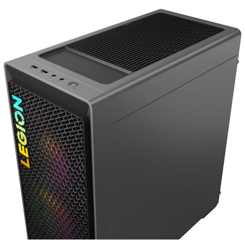 Lenovo Legion Tower 5 Gaming PC - Storm Grey (AMD Ryzen 7 7700/512GB SSD/32GB RAM/RTX 4070/Win 11)