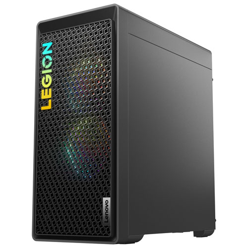 Lenovo Legion Tower 5 Gaming PC - Storm Grey (AMD Ryzen 7 7700/512GB SSD/32GB RAM/RTX 4070/Win 11)