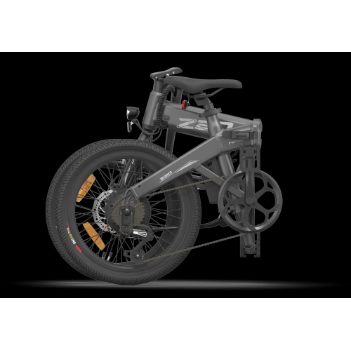 Vélo électrique pliable HIMO Z20 - Blanc, portée jusqu'à 80 KM, système de transmission Shimano à 6 vitesses, batterie amovible 36&nbsp;V/10,5Ah,