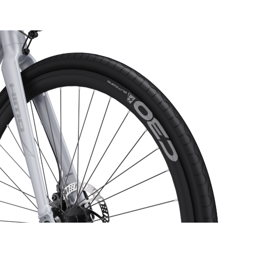 HIMO C30R 27.5" Electric Bike - Silver Range up to 120 KM, Removable 36V/10Ah Battery, Shimano 9-Speed Transmission System, 5 electric-assist modes