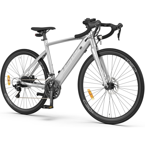 HIMO C30S 27.5" Electric Bike - Silver Range up to 120 KM, Removable 36V/10Ah Battery, Shimano 18-Speed Transmission System, 5 electric-assist modes