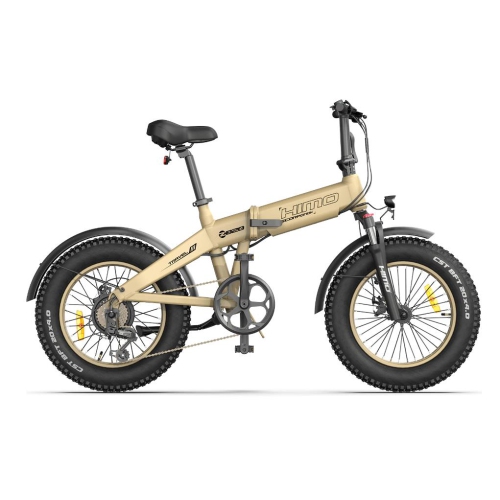 HIMO  " Zb20 Folding E-Bike - Color, Range Up to 80 Km, 6-Speed Shimano Transmission, 4"" Fat Tire, 3 Level Pedal Assist, 48V/10Ah Battery, HD Lcd