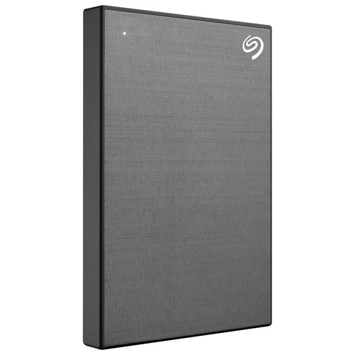 Seagate One Touch 1TB USB 3.0 Portable External Hard Drive - Space Grey