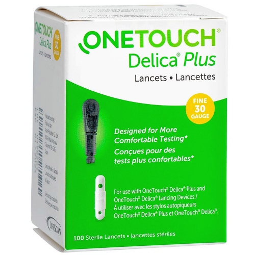 ONETOUCH - DELICA PLUS Lancets 30G 100'S