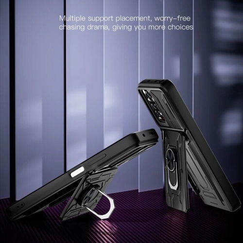 KEEGUARD iPhone 14 Plus Case with Camera Cover with Screen Protector Heavy Duty Military Grade Protective Phone Case with Kickstand for Apple iPhone