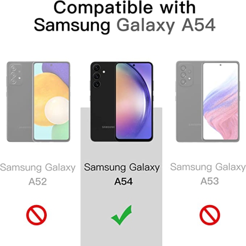 KEEGUARD For Samsung Galaxy A54 5g 6.4 " 2023 Tempered Glass Screen Protector + Camera Lens Protector
