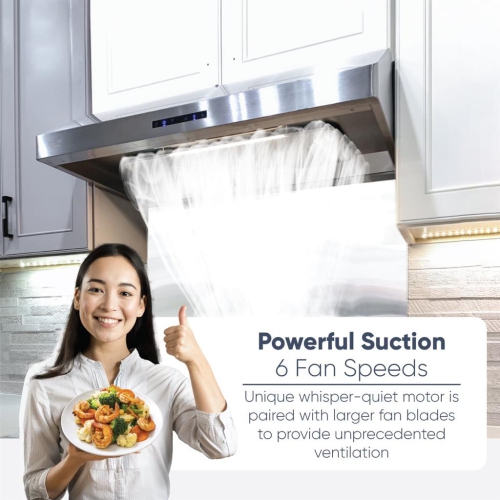 Pacific SC8830BS Trusteam Under Cabinet Hood