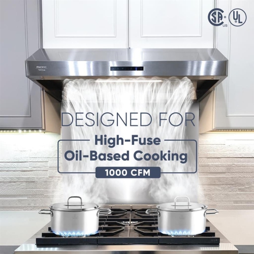 Pacific SC8830BS Trusteam Under Cabinet Hood