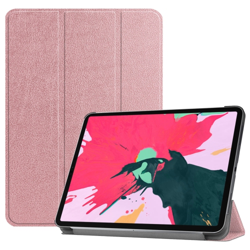 Étui folio en cuir rose doré PANDACO avec Smart Cover pour iPad de 10,2 po
