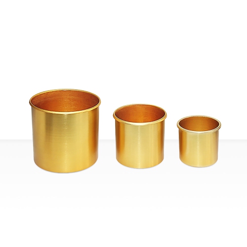 LXPRIMO - Modern Anti Rust Metal Vase Set of Three