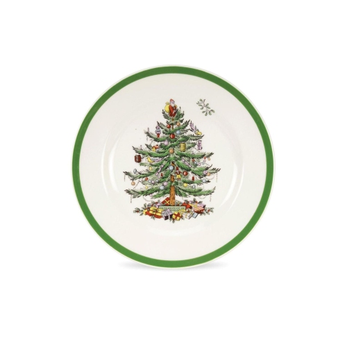 SPODE - ARBRE DE NOËL - ASSIETTE À SALADE 8 PO *