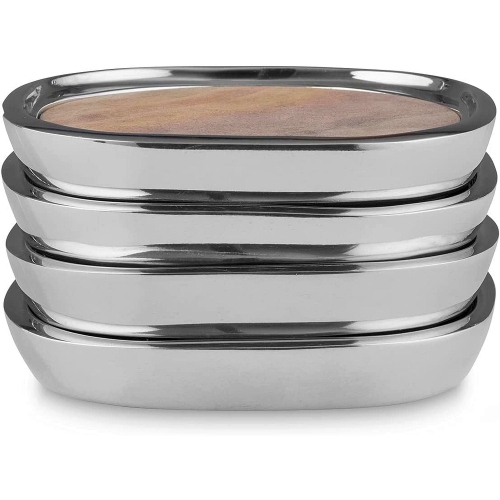 NAMBE  - Sandstone Coasters, S/4 I love Nambe'!! I am now a collector