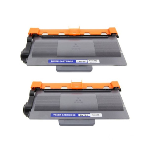 MAX SAVING  -2 Pack Compatible Tn-750 Toner Cartridge for Brother Tn750, Tn720