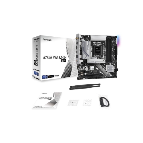 ASRock B760M Pro RS WiFi LGA 1700 DDR4 Micro ATX Motherboard