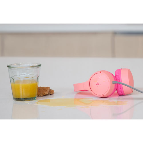 Casque d'écoute avec fil pour enfants SoundForm Mini de Belkin - Rose
