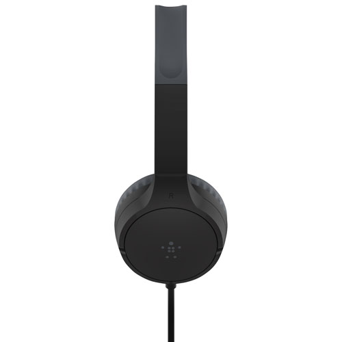 Casque d'écoute avec fil pour enfants SoundForm Mini de Belkin - Noir