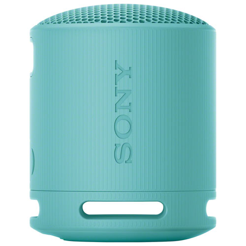 Haut-parleur sans fil Bluetooth étanche SRS-XB100 de Sony - Bleu
