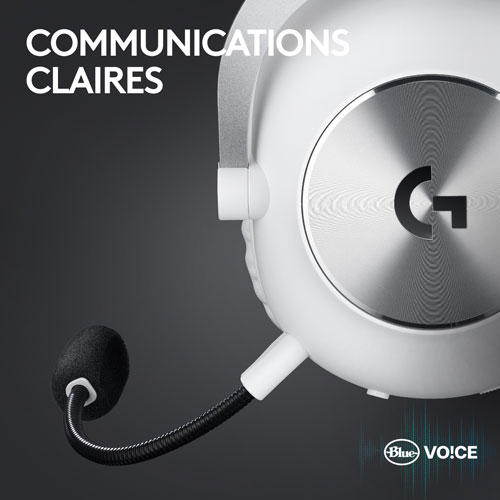 Casque de jeu sans fil G PRO X 2 LIGHTSPEED de Logitech - Blanc