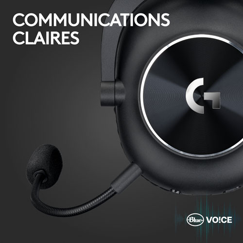 Casque de jeu sans fil G PRO X 2 LIGHTSPEED de Logitech - Noir