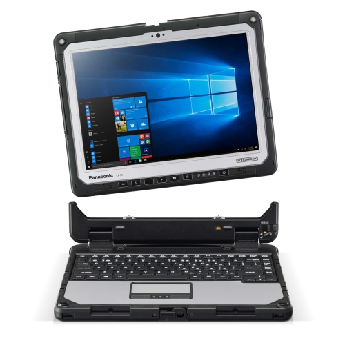 Refurbished – Fully Rugged Panasonic Toughbook CF-33 Tablet / Intel® Core™ i5-6300U 2.4GHz / 8GB / 1TB SSD / 4G LTE / 12" QHD / Webcam / Win 10 Pro /