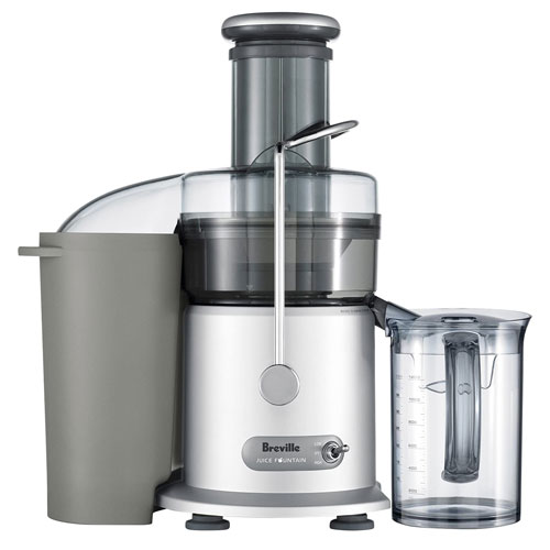 Refurbished - Breville Juice Fountain Plus Centrifugal Juicer - Silver - Remanufactured by Breville