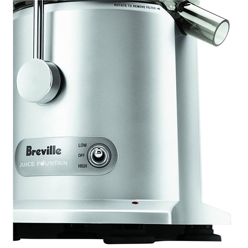 Refurbished - Breville Juice Fountain Plus Centrifugal Juicer - Silver - Remanufactured by Breville