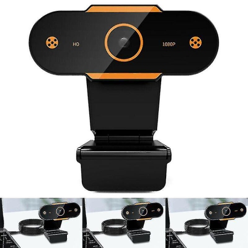 1080p Full Hd Computer Webcam With Microphone Mic Usb For Pc Desktop Laptop