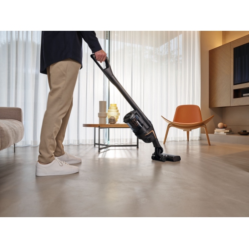 Aspirateur-balai vertical sans fil Triflex HX2 Pro de Miele avec moteur 3-en-1 léger à DEL breveté à efficacité numérique - Batterie rechargeable