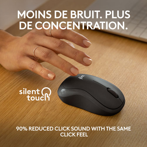 Logitech M240 Silent 1000 DPI Bluetooth Optical Mouse - Black - Only at Best Buy