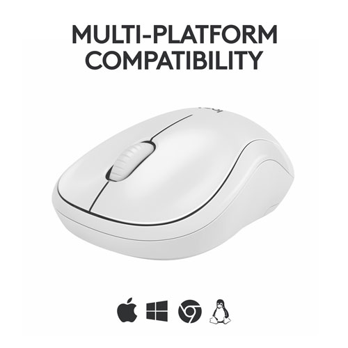 Souris optique Bluetooth de 1000 ppp M240 Silent de Logitech - Blanc cassé