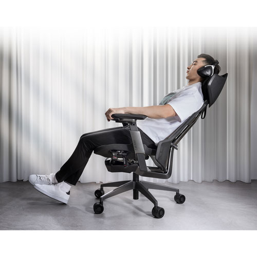 ASUS ROG Destrier Ergonomic High-Back Mesh Gaming Chair - Black - Exclusive Retail Partner