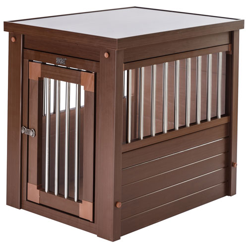 New Age Pet InnPlace Pet Crate & End Table - Medium - Russet