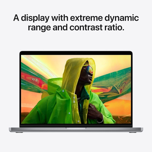Apple MacBook Pro (2021) with Apple M1 Pro chip (16-inch, 16GB RAM, 512GB SSD) Space Gray - English by APPLE - Refurbished condition - Image 3