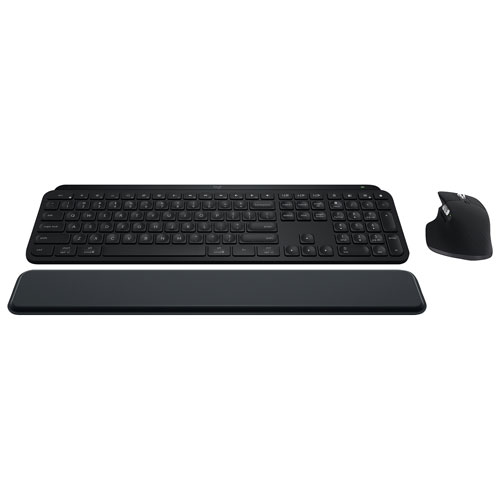 MX Keys S Bluetooth Combo - MX Keys S Keyboard, MX Master 3S Mouse, MX Palm Rest