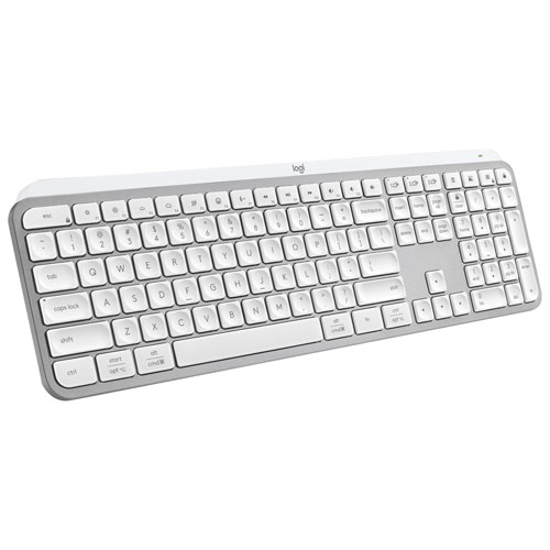 Logitech MX Keys S Wireless Backlit Keyboard with Programmable Keys - Pale Grey