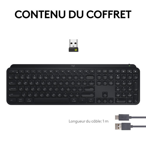 Logitech MX Keys S Wireless Backlit Keyboard with
