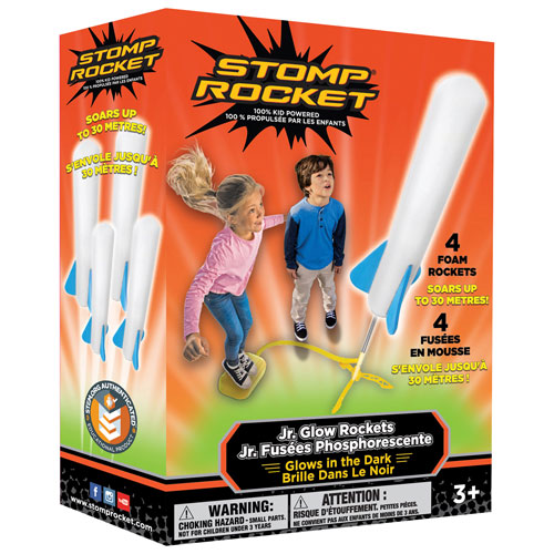 Stomp Rocket Jr. Glow Stomp Rockets - 4 Pack
