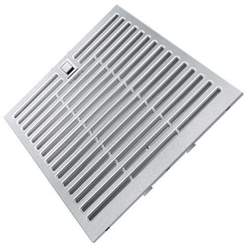 Samsung Bespoke 36" Wall Mount Range Hood (NK36CB700WCGAA) - Grey Glass