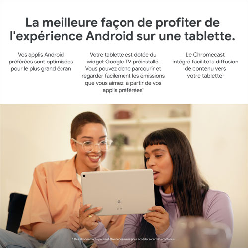 Tablette 11 po 256 Go Pixel de Google avec station de chargement/haut-parleur - Vert lichen