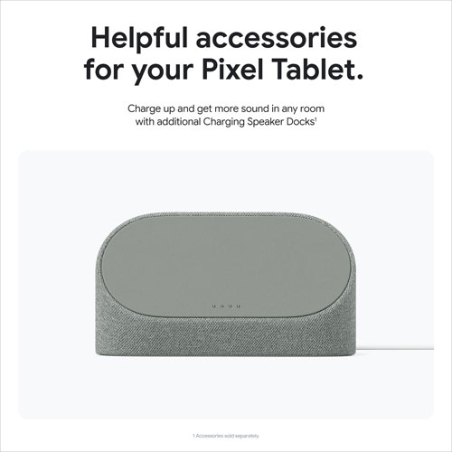 Tablette 11 po 256 Go Pixel de Google avec station de chargement/haut-parleur - Vert lichen