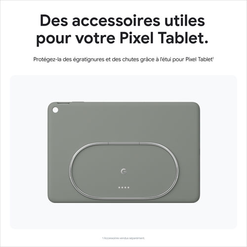 Tablette 11 po 256 Go Pixel de Google avec station de chargement/haut-parleur - Vert lichen