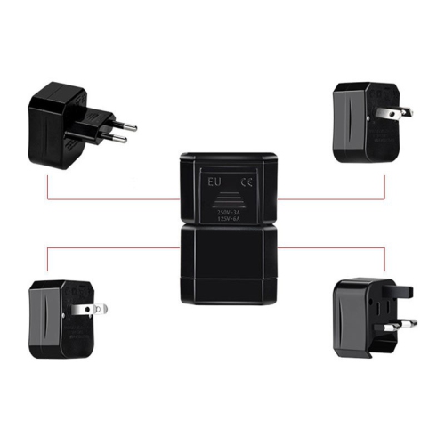 Universal Lightweight Travel Adapter All in One Portable Conversion Charger Works for 224 Countries AU, US, UK, EU Worldwide 100-250 Volt Electrical
