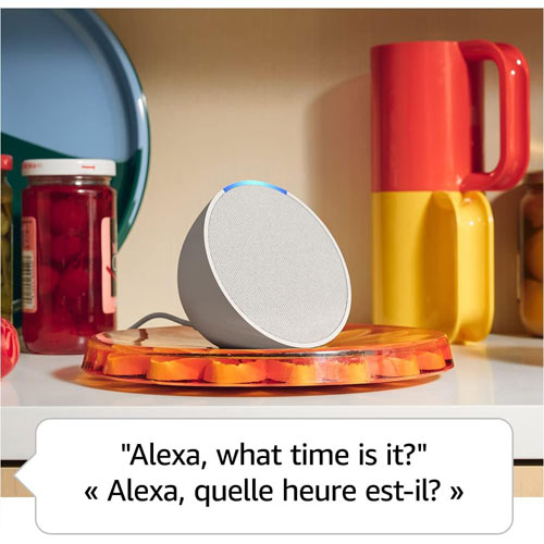 Haut-parleur intelligent Echo Pop d'Amazon avec Alexa - Sarcelle minuit