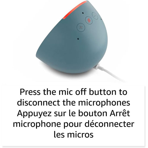 Haut-parleur intelligent Echo Pop d'Amazon avec Alexa - Anthracite